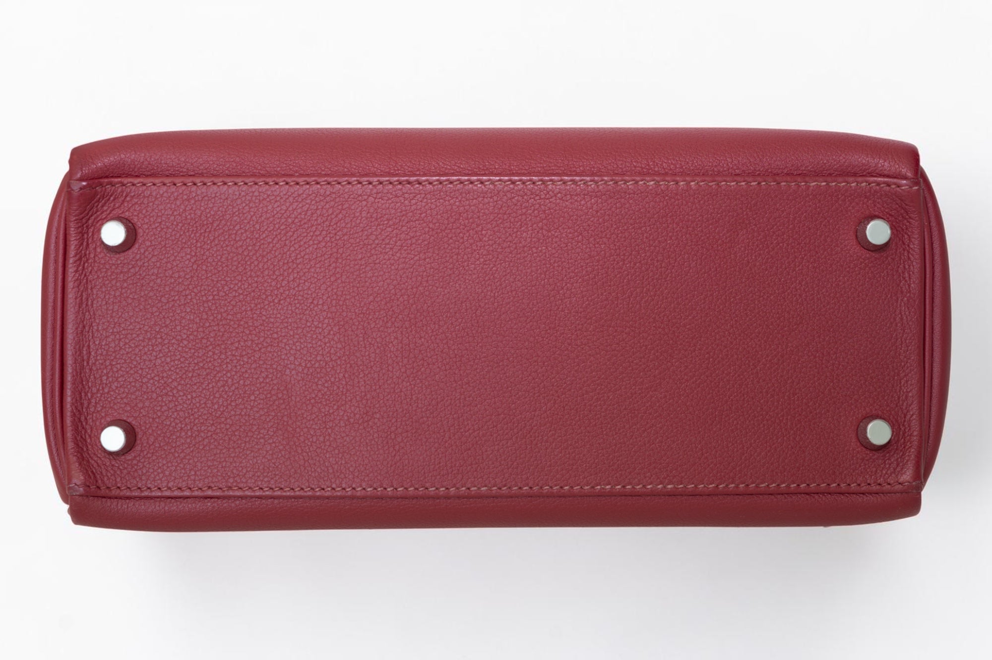 Hermès Kelly 28 Retourne Rubis Evergrain Palladium Hardware