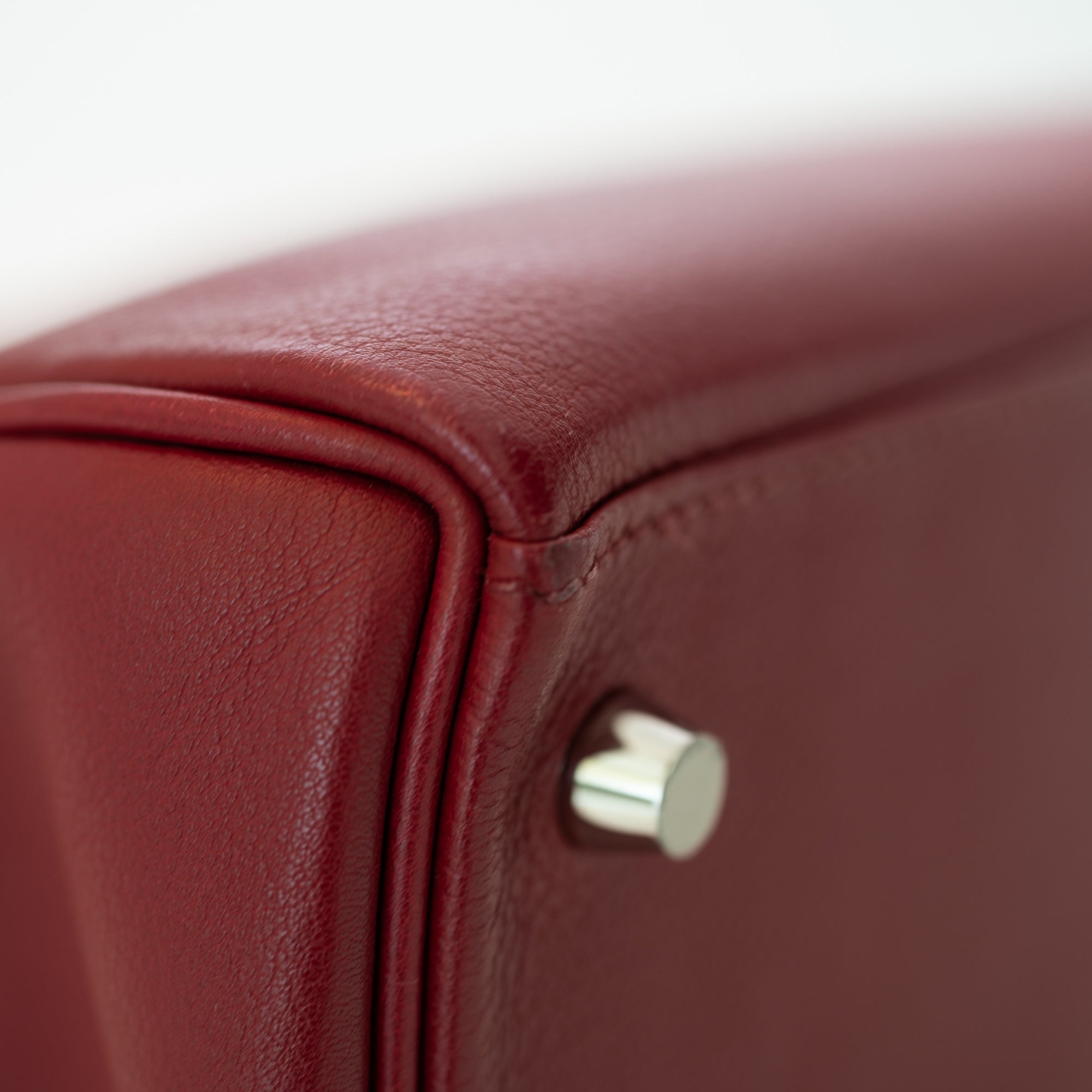 Hermès Kelly 28 Retourne Rubis Evergrain Palladium Hardware