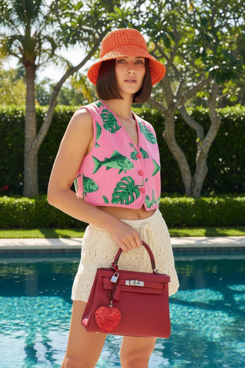 Hermès Kelly 28 Retourne Rubis Evergrain Palladium Hardware
