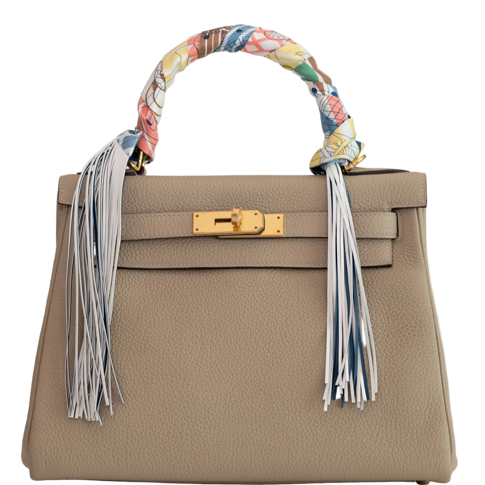 Hermès Kelly 28 Retourne Trench Togo Gold Hardware