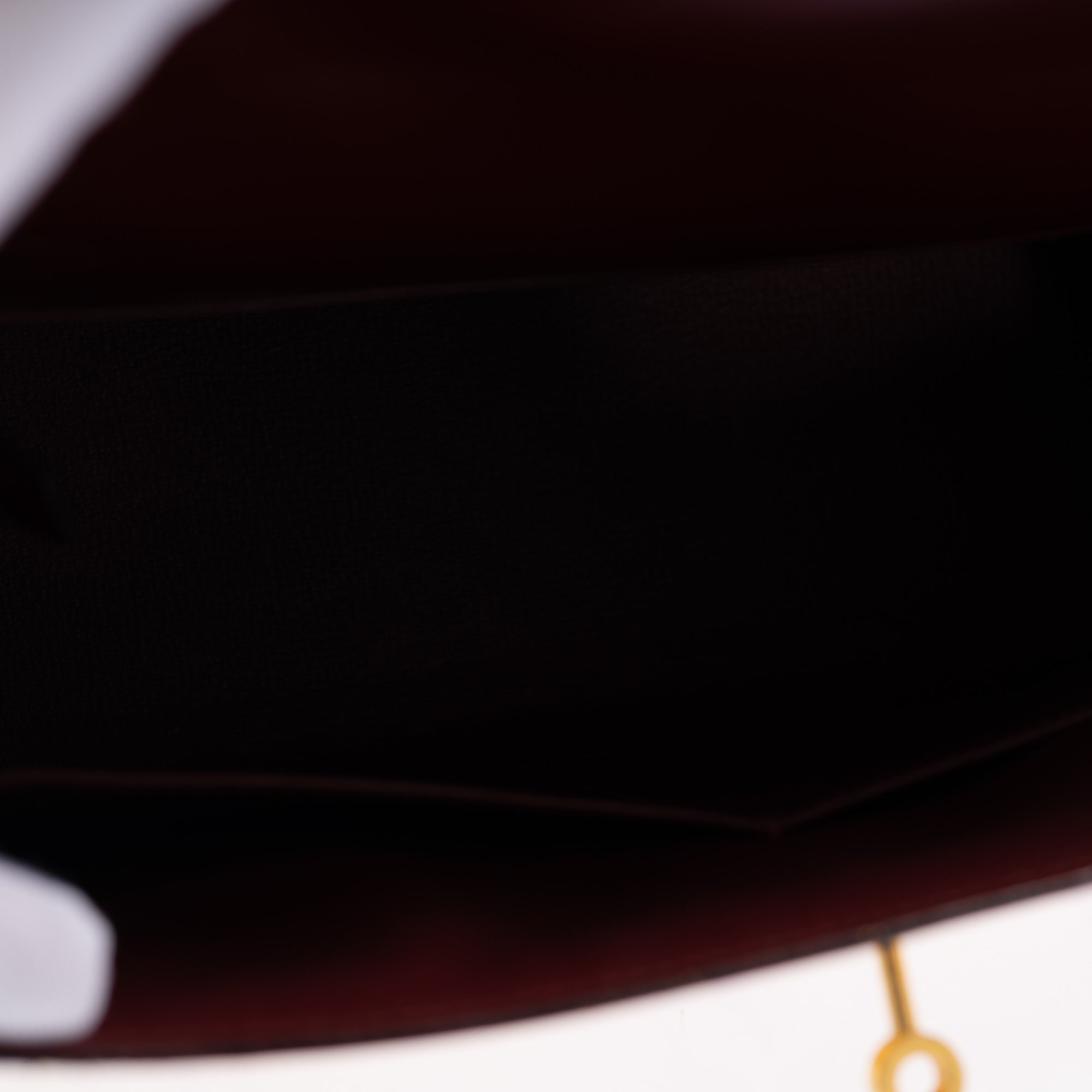 Hermès Kelly 32 Retourne "Kelly Dorée" Gold Leaf & Rouge H Box Leather Gold Hardware