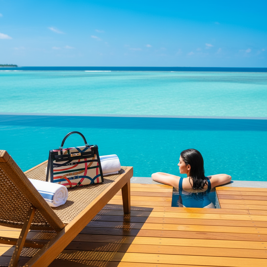 Hermès Kelly 32 Sellier Toile De Camp Cavalcadour Palladium Hardware