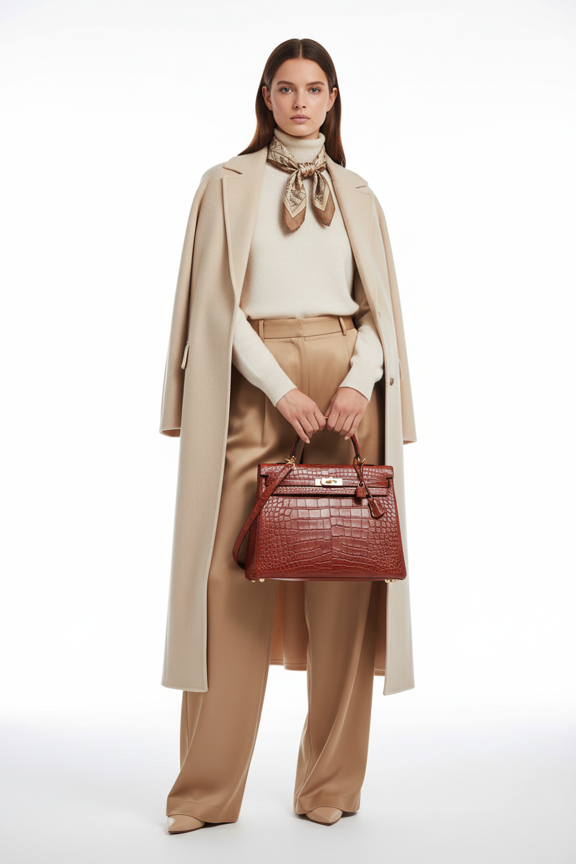 Hermès Kelly 35 Rouge H Matte Alligator Gold Hardware