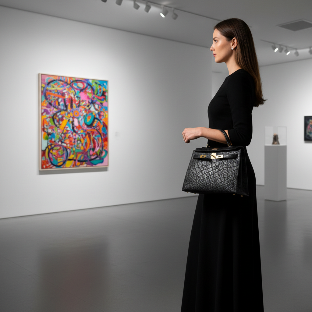 Hermès Kelly 35 Sellier Black Elephant Hide Gold Hardware