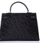 Hermès Kelly 35 Sellier Black Elephant Hide Gold Hardware