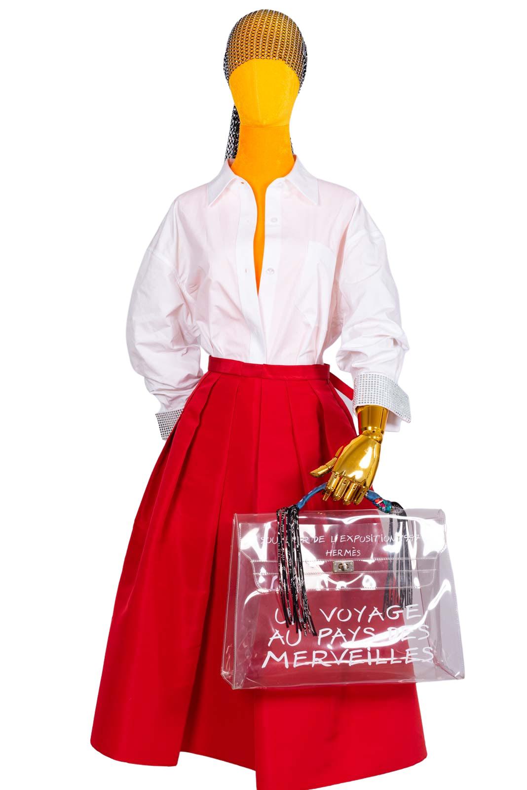 ✨✨HERMES 透明バッグ エキシビション Hermes Clear Vinyl Tote Bag Transparent Handbag Exhibition