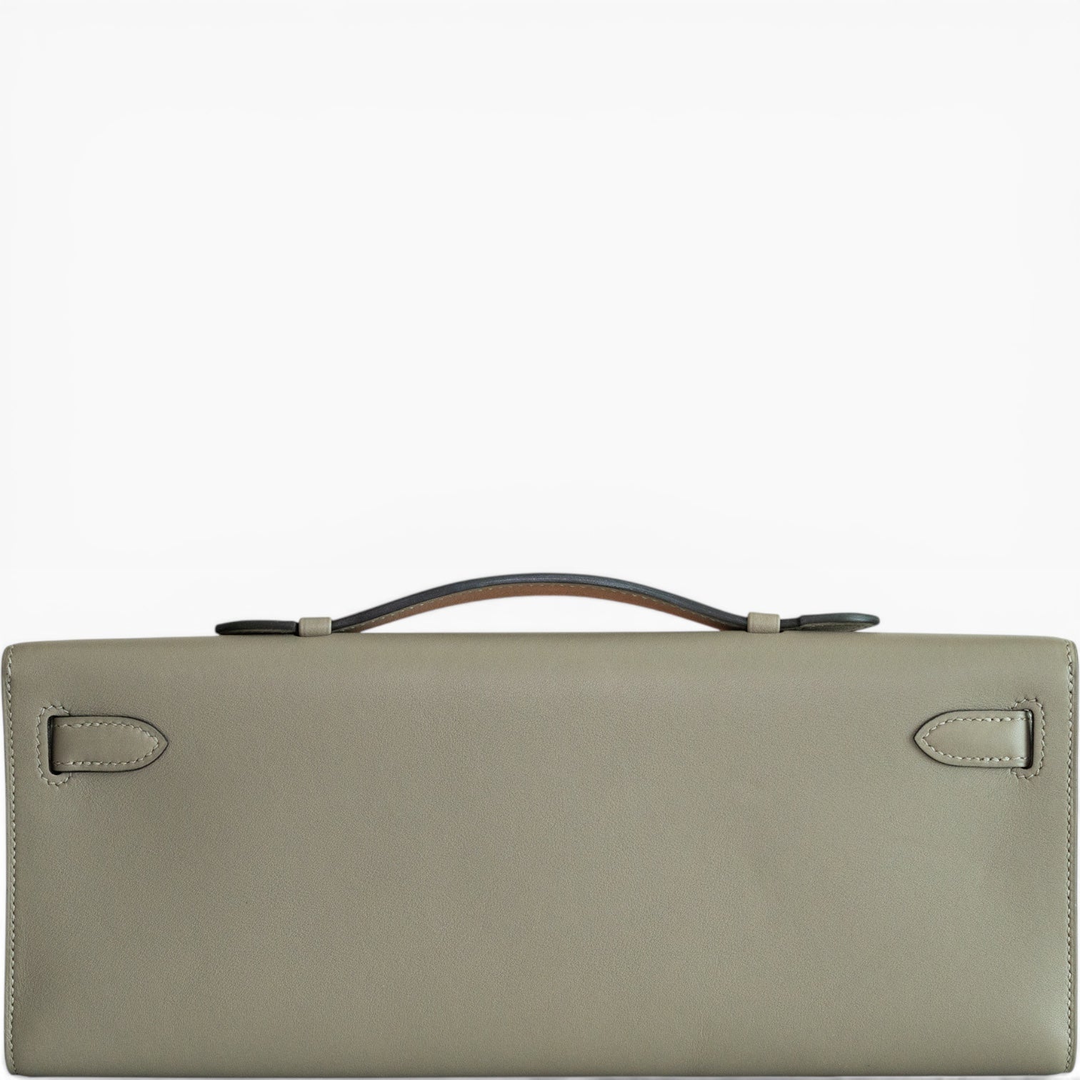Hermès Kelly Cut Gris Asphalte Swift Gold Hardware