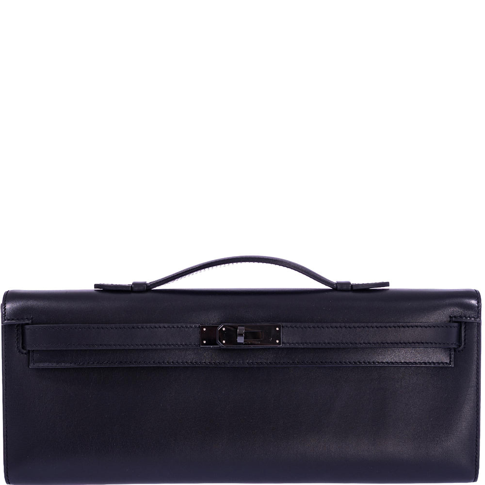 Hermès Kelly Cut So Black Noir Box PVD Hardware