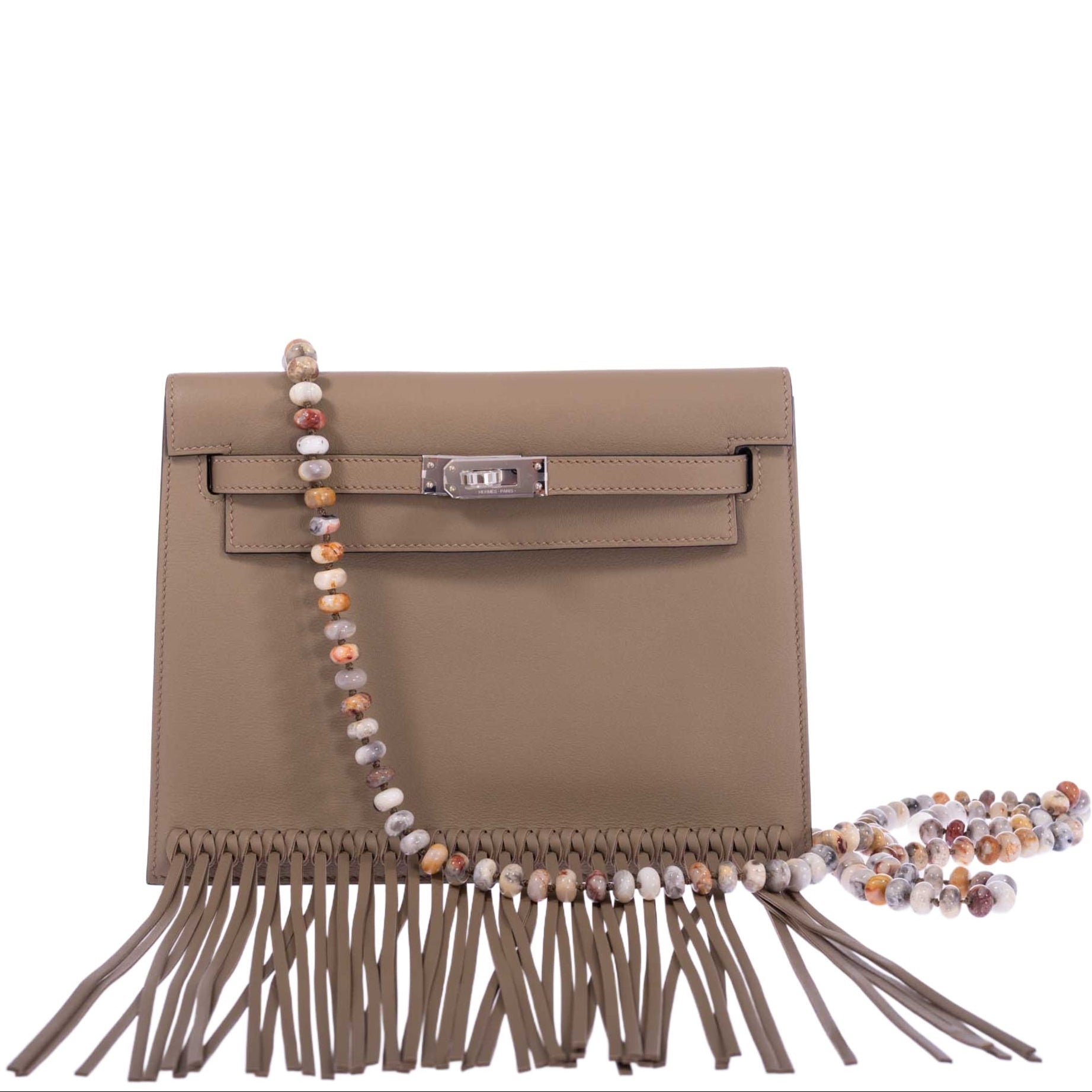 Hermès Kelly Danse Fringe Marfa Swift Palladium Hardware
