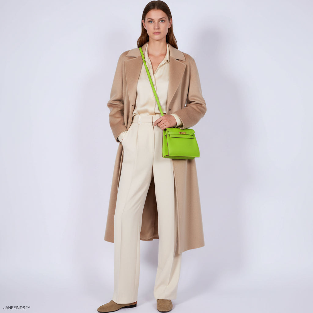 Hermès Kelly Danse Vert Cru Swift Gold Hardware