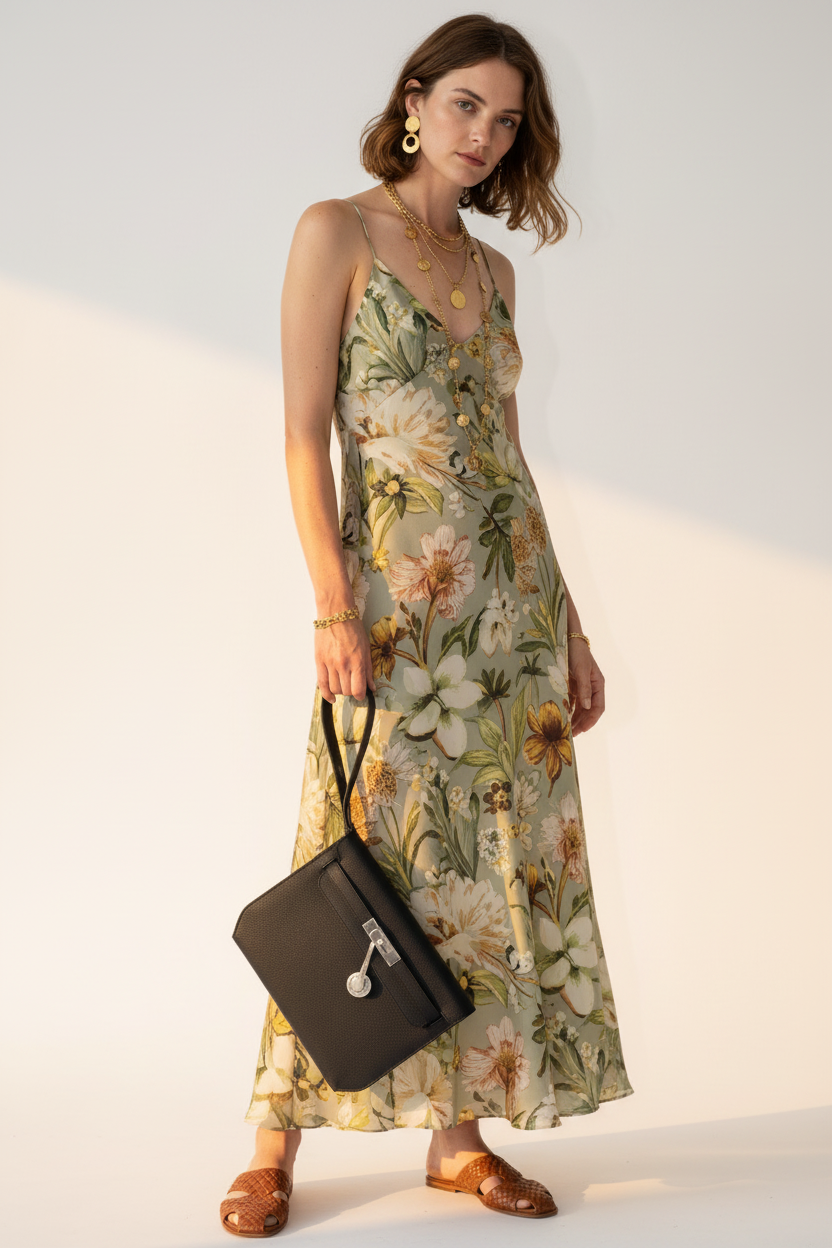 Hermès Kelly Dépêches 25 Noir Epsom Palladium Hardware