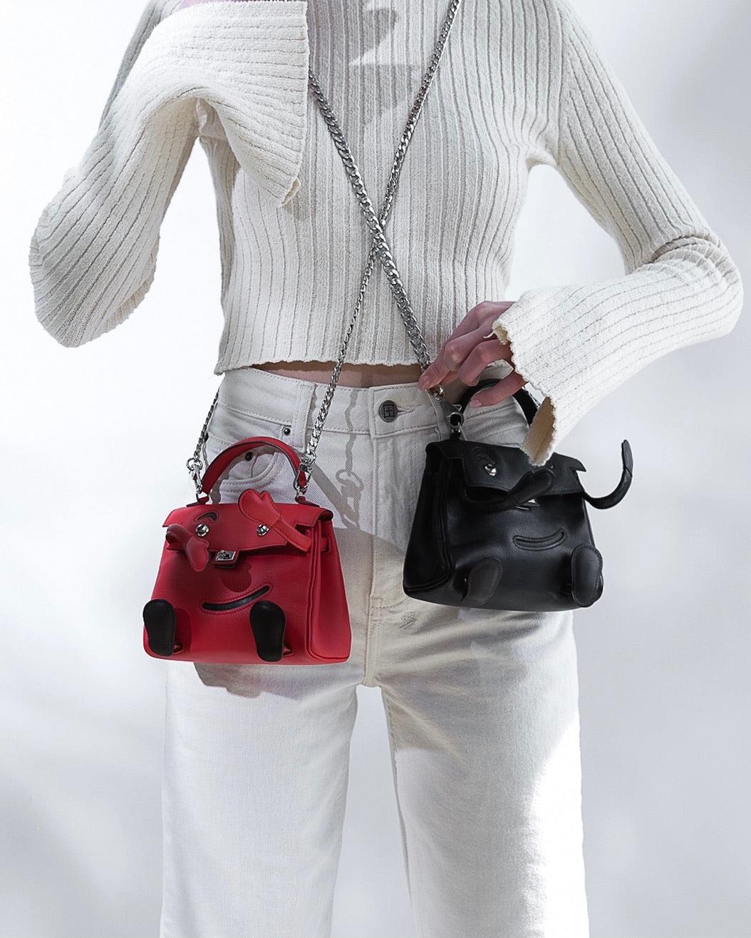 Hermès Kelly Doll Quelle Idole Rouge Vif Gulliver Leather Palladium Hardware