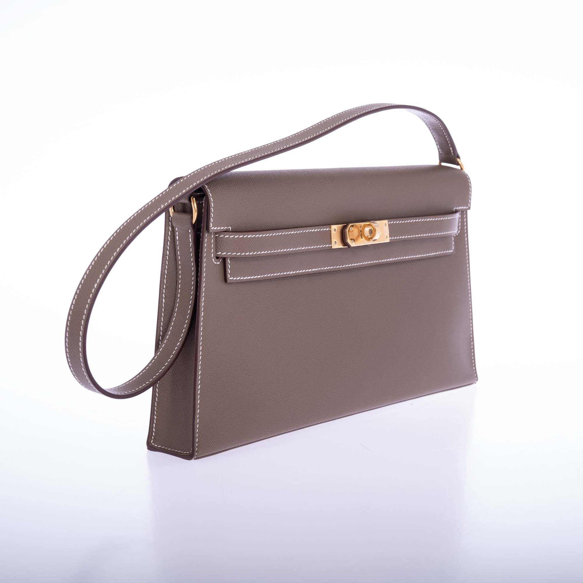 Hermès Kelly Élan Étoupe Veau Madame Gold Hardware