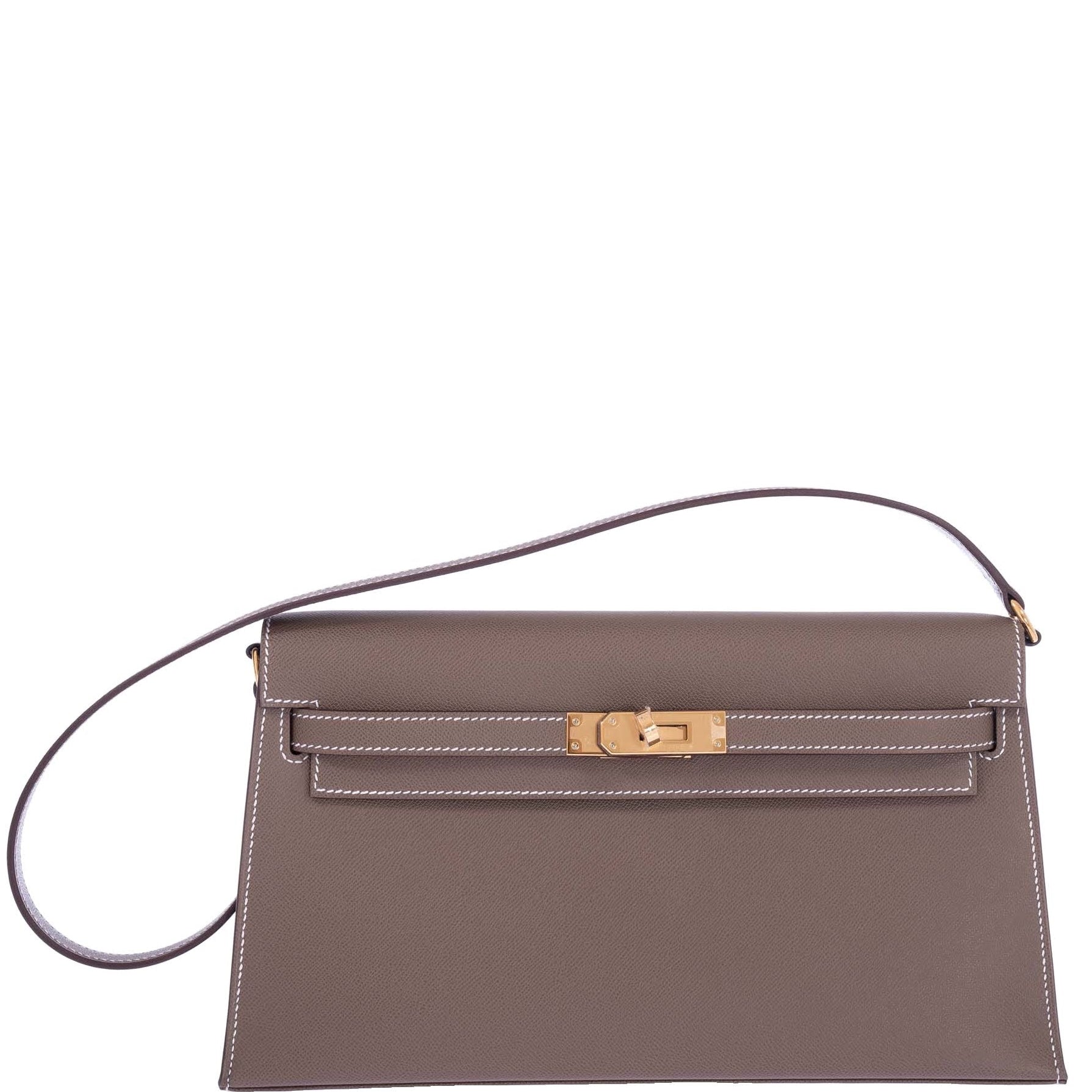 Hermès Kelly Élan Étoupe Veau Madame Gold Hardware