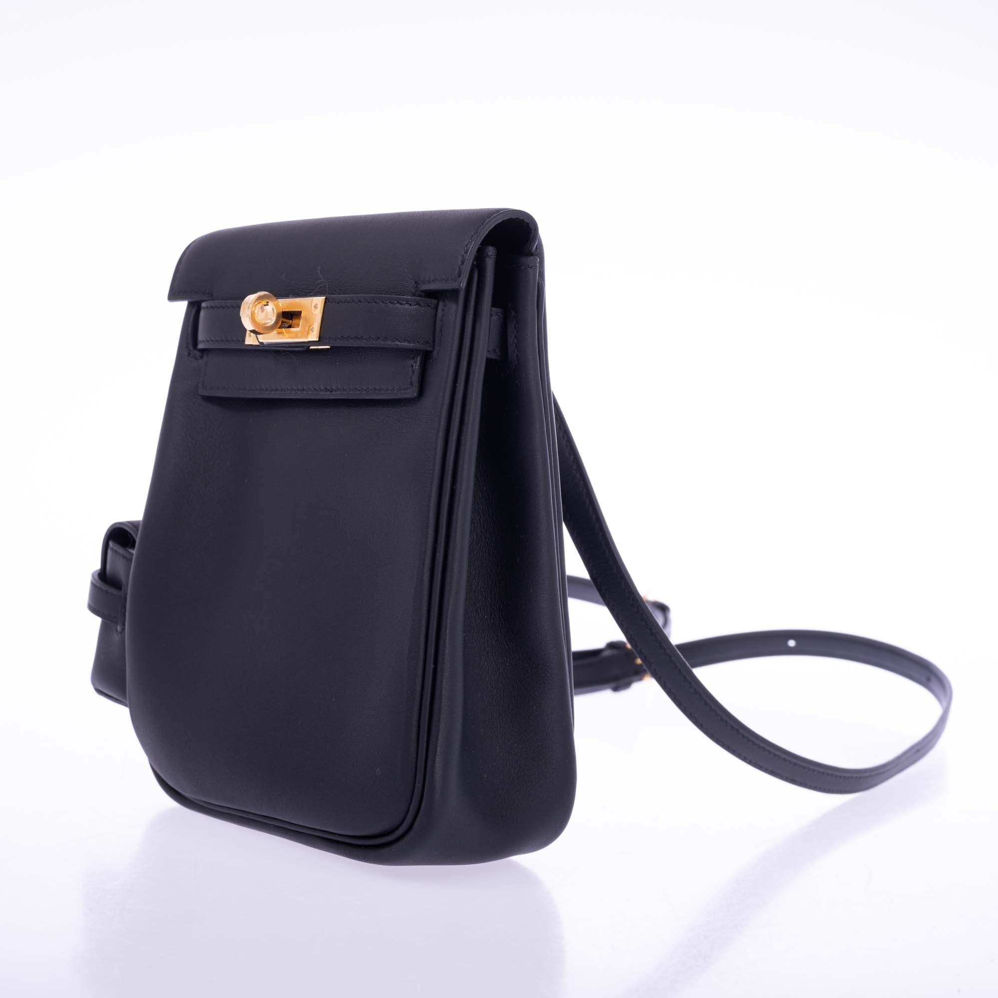 Hermès Kelly Jump Bag Black Swift Leather Gold Hardware