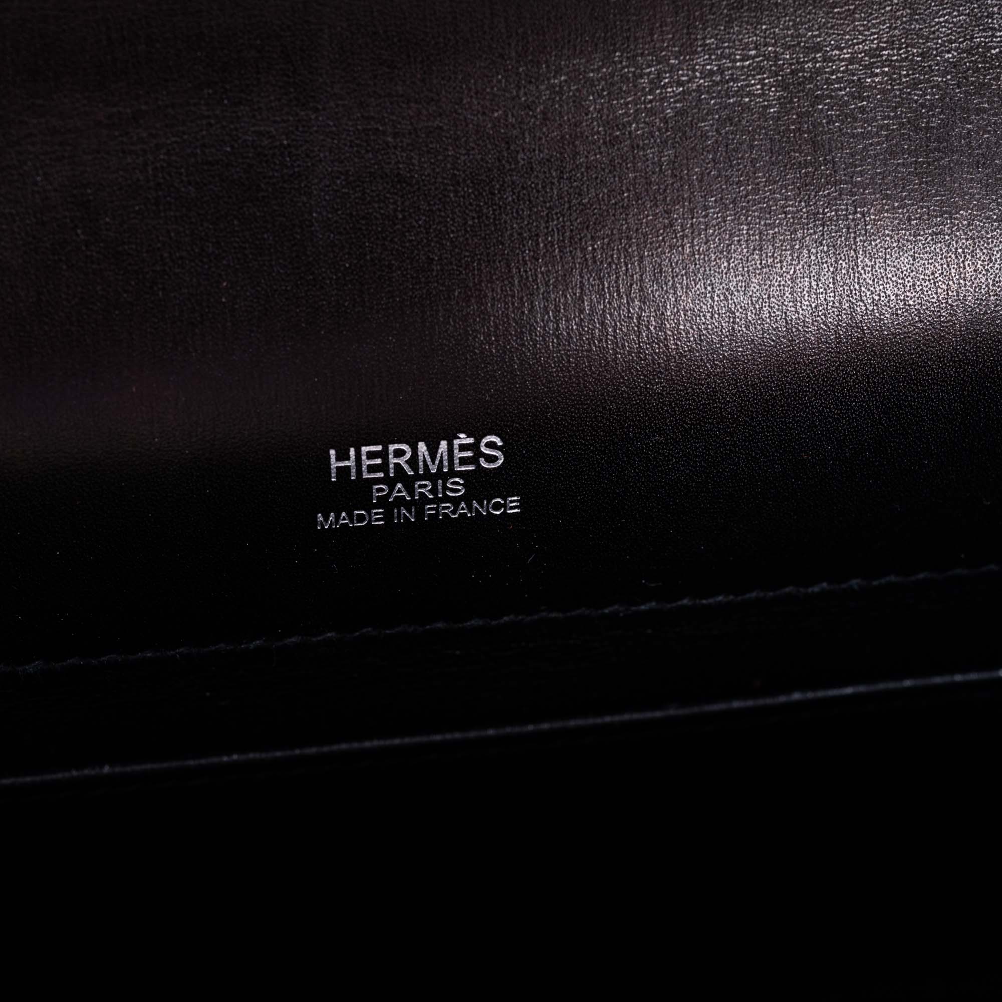 Hermès Kelly Longue Black Box Palladium Hardware