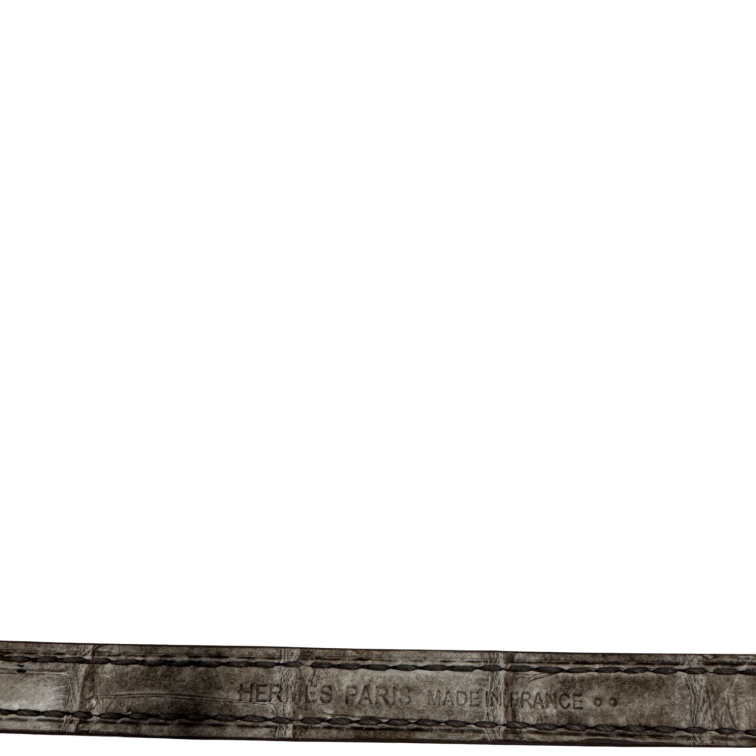 Hermès Kelly Mini II Sellier Himalayan Niloticus Crocodile Palladium Hardware