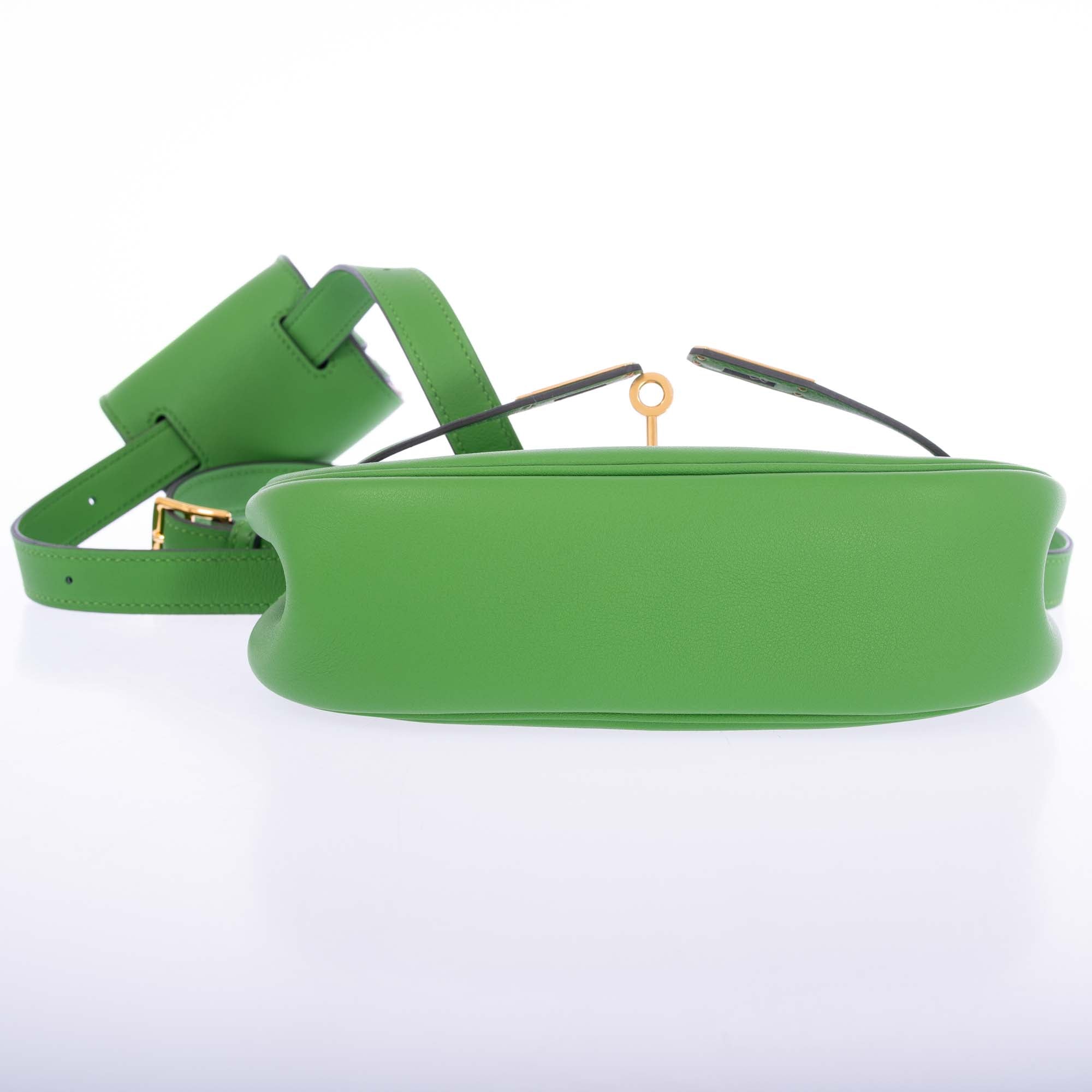 Hermès Kelly Moove Vert Yucca Swift Gold Hardware