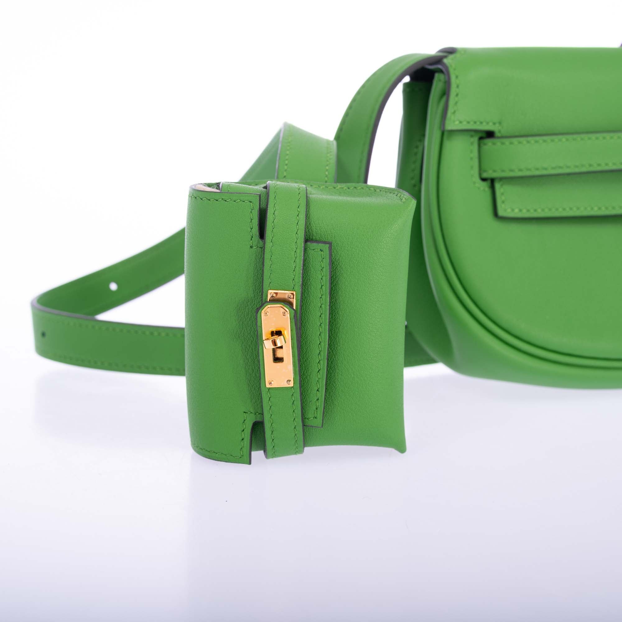 Hermès Kelly Moove Vert Yucca Swift Gold Hardware