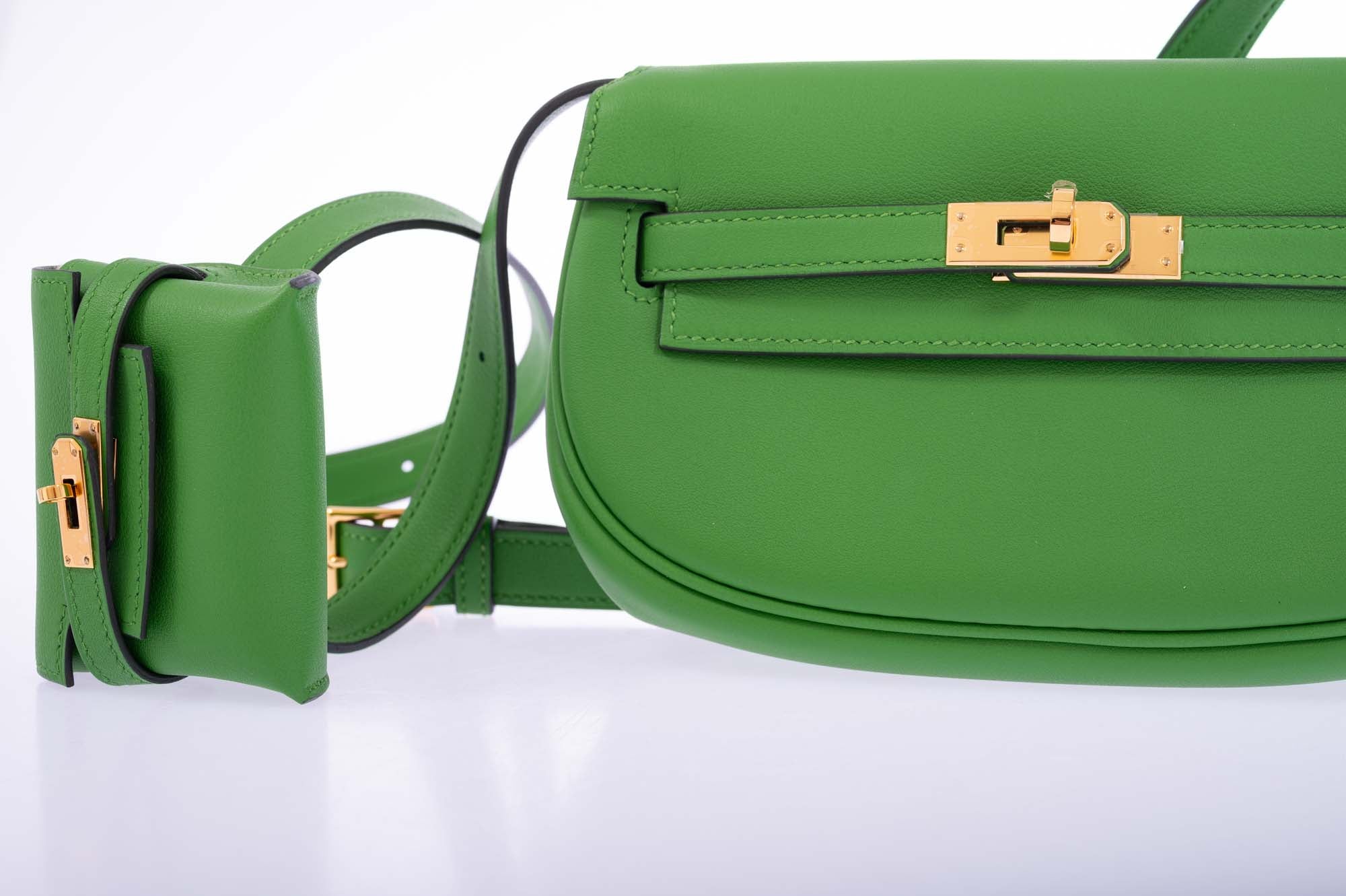 Hermès Kelly Moove Vert Yucca Swift Gold Hardware