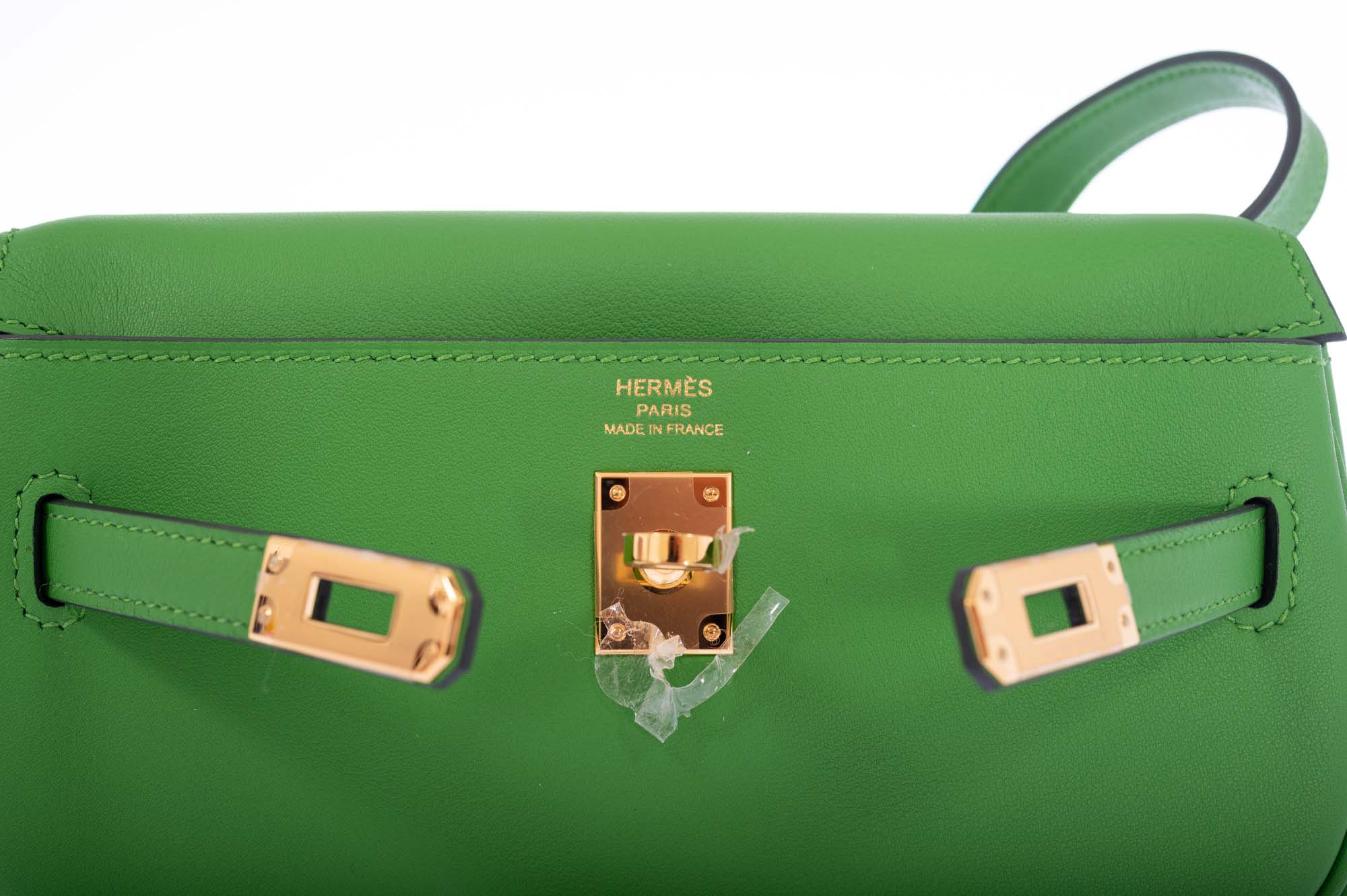 Hermès Kelly Moove Vert Yucca Swift Gold Hardware