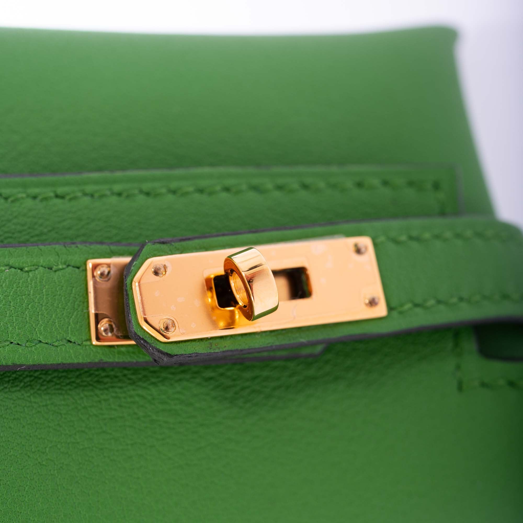 Hermès Kelly Moove Vert Yucca Swift Gold Hardware