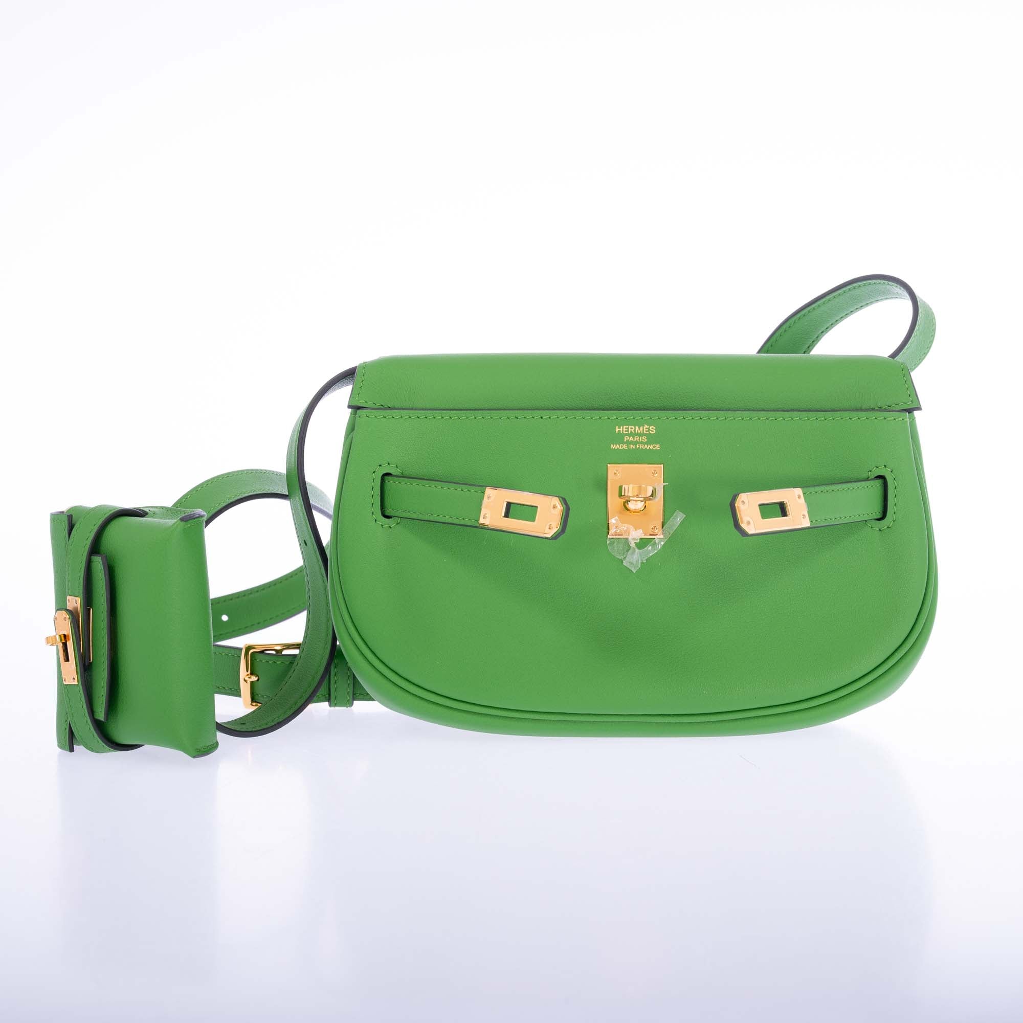 Hermès Kelly Moove Vert Yucca Swift Gold Hardware