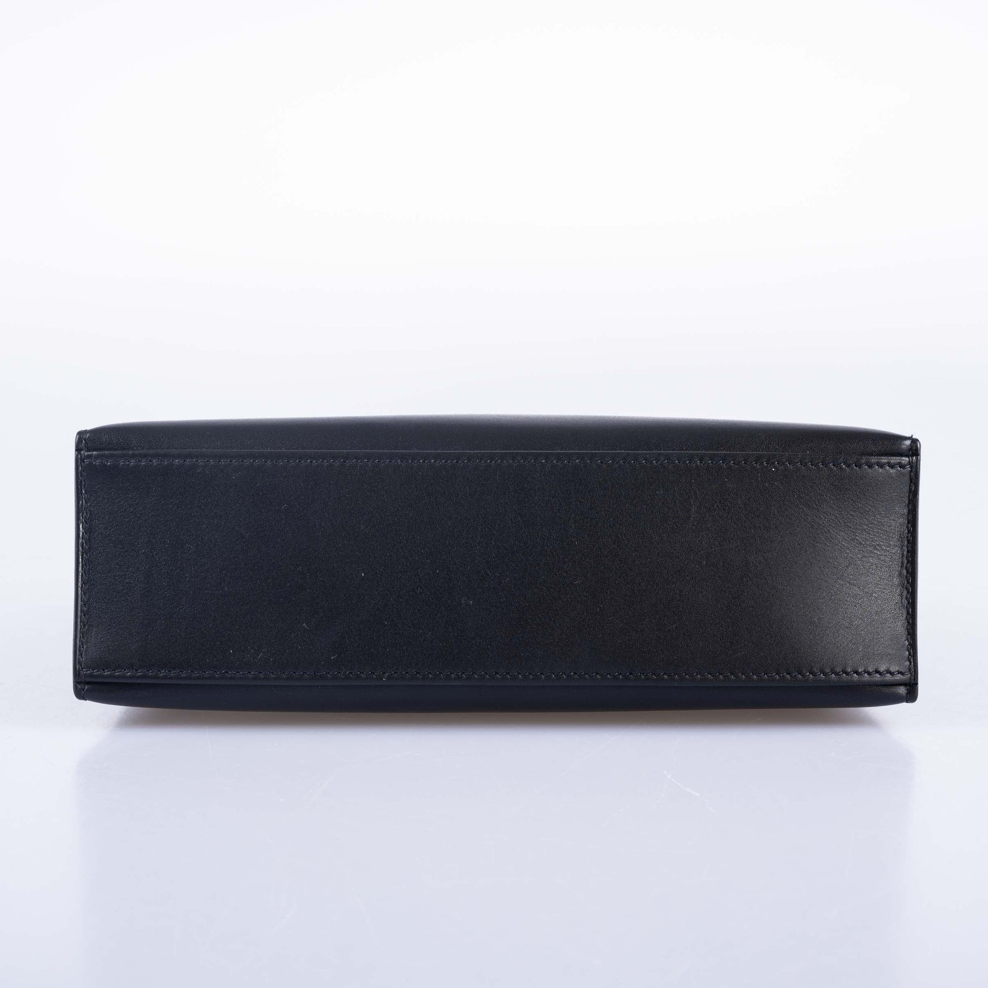 Hermès Kelly Pochette Noir Box Calf Gold Hardware