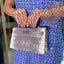 Hermès Kelly Pochette Rare Ombré Lizard Palladium Hardware