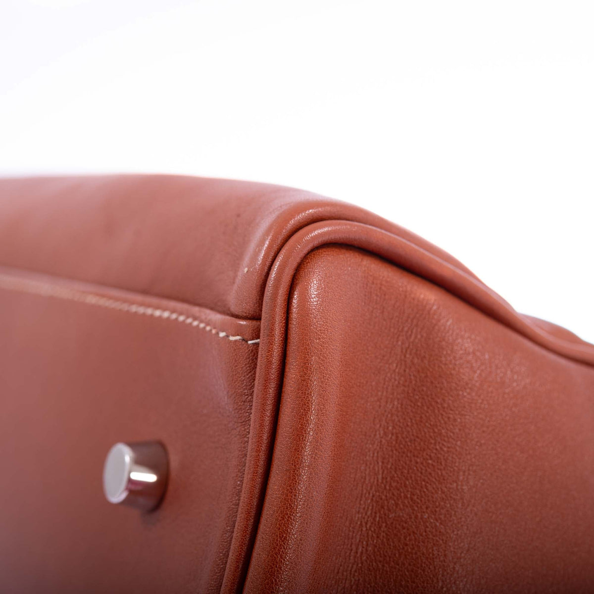 Hermès Kelly Relax 50 Fauve Swift Palladium Hardware