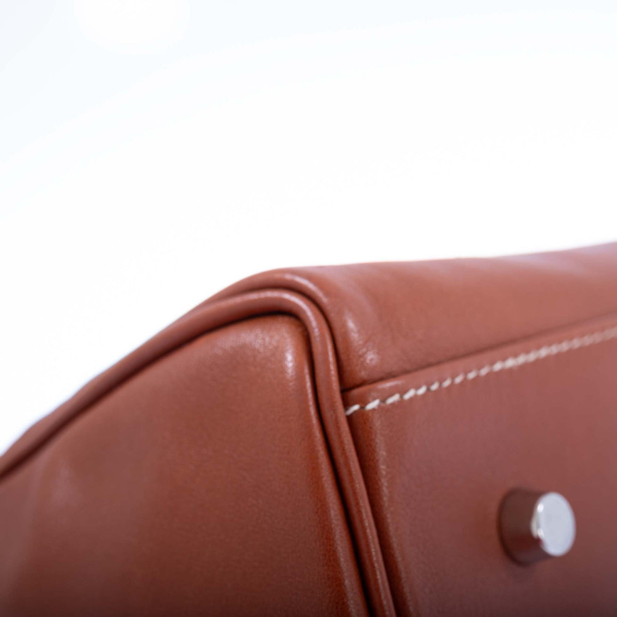 Hermès Kelly Relax 50 Fauve Swift Palladium Hardware