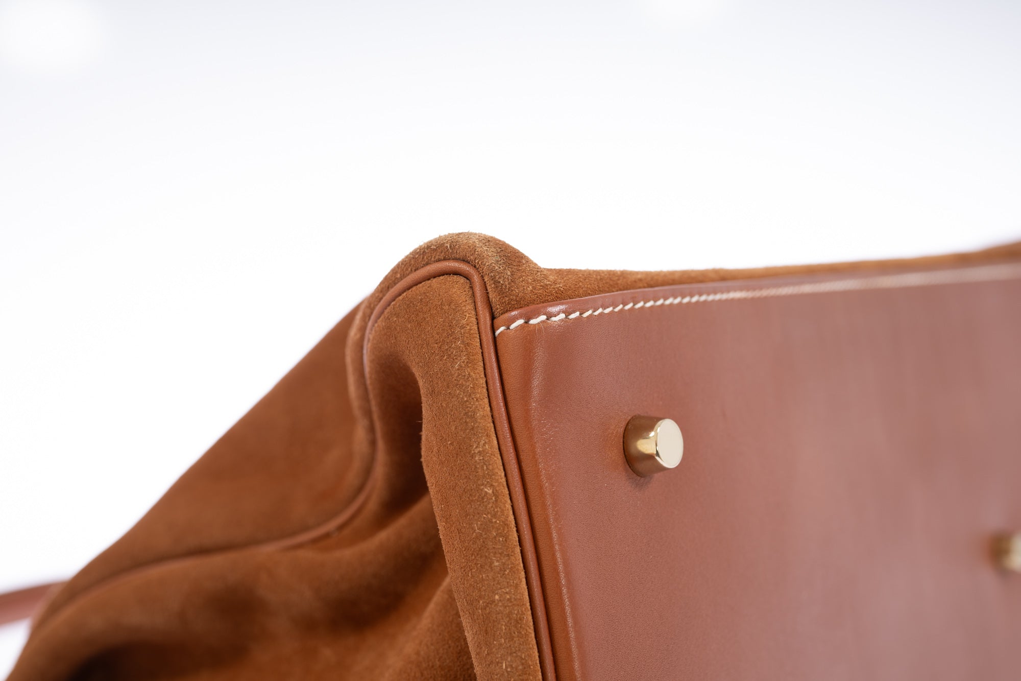 Hermès Kelly Relax 50 Gold Barenia/Grizzly Gold Hardware