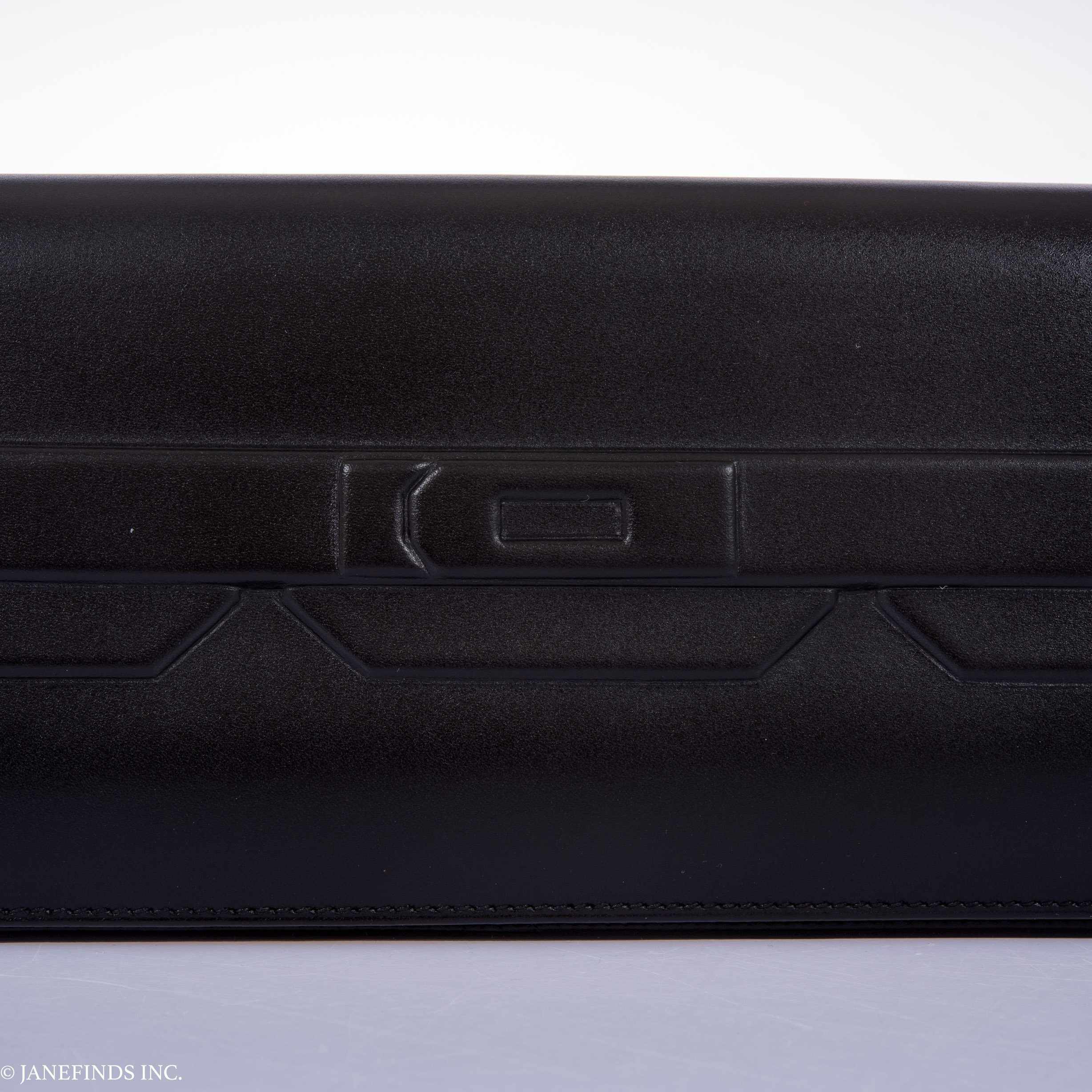 Hermès Kelly "Shadow" Clutch Evercalf Long