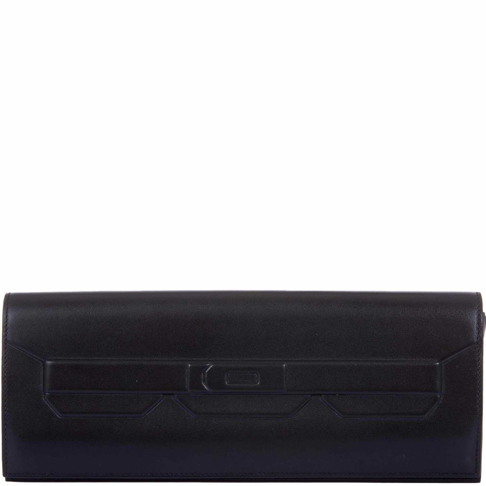 Hermès Kelly "Shadow" Clutch Evercalf Long