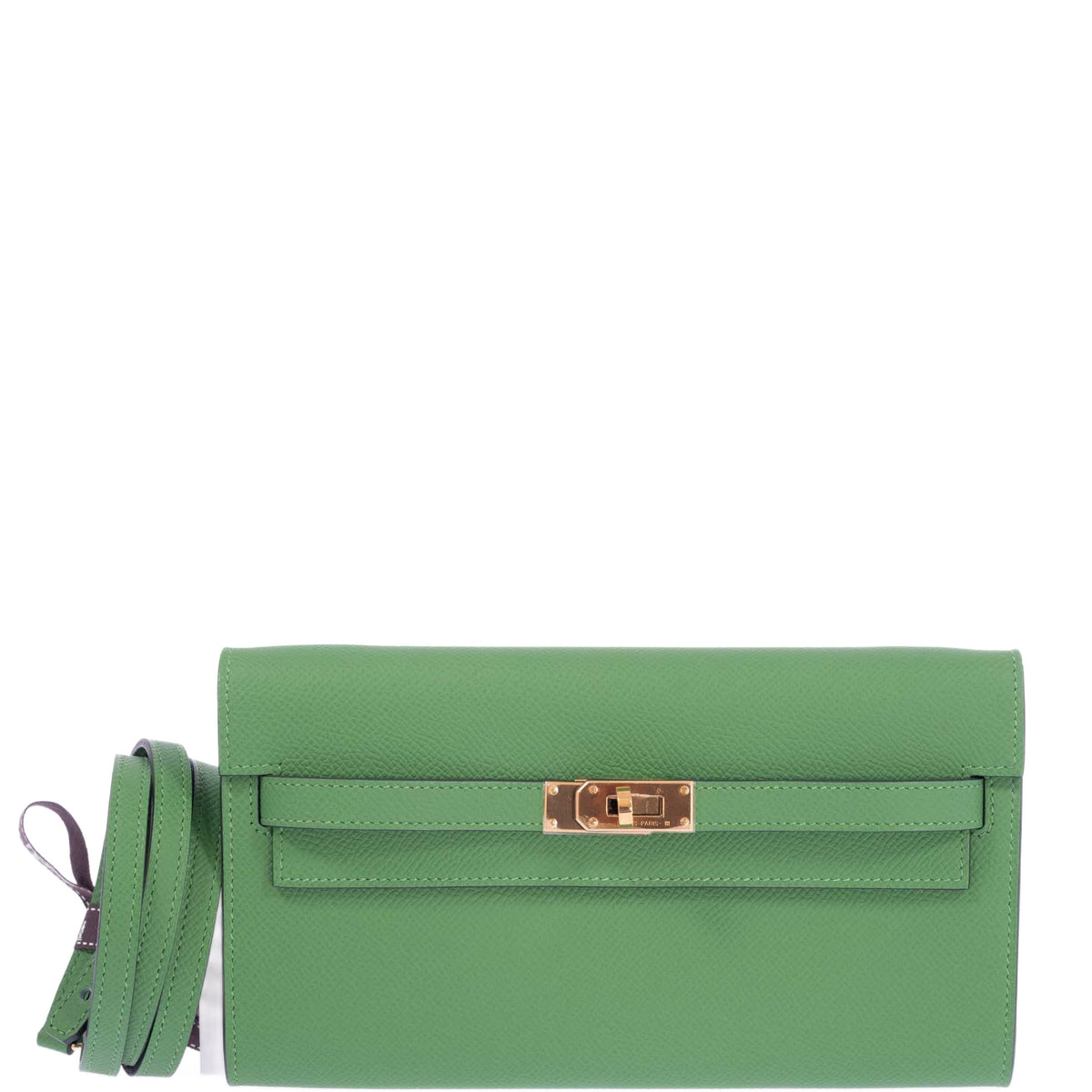 Hermès Kelly To Go Wallet Vert Yucca Epsom Palladium Hardware