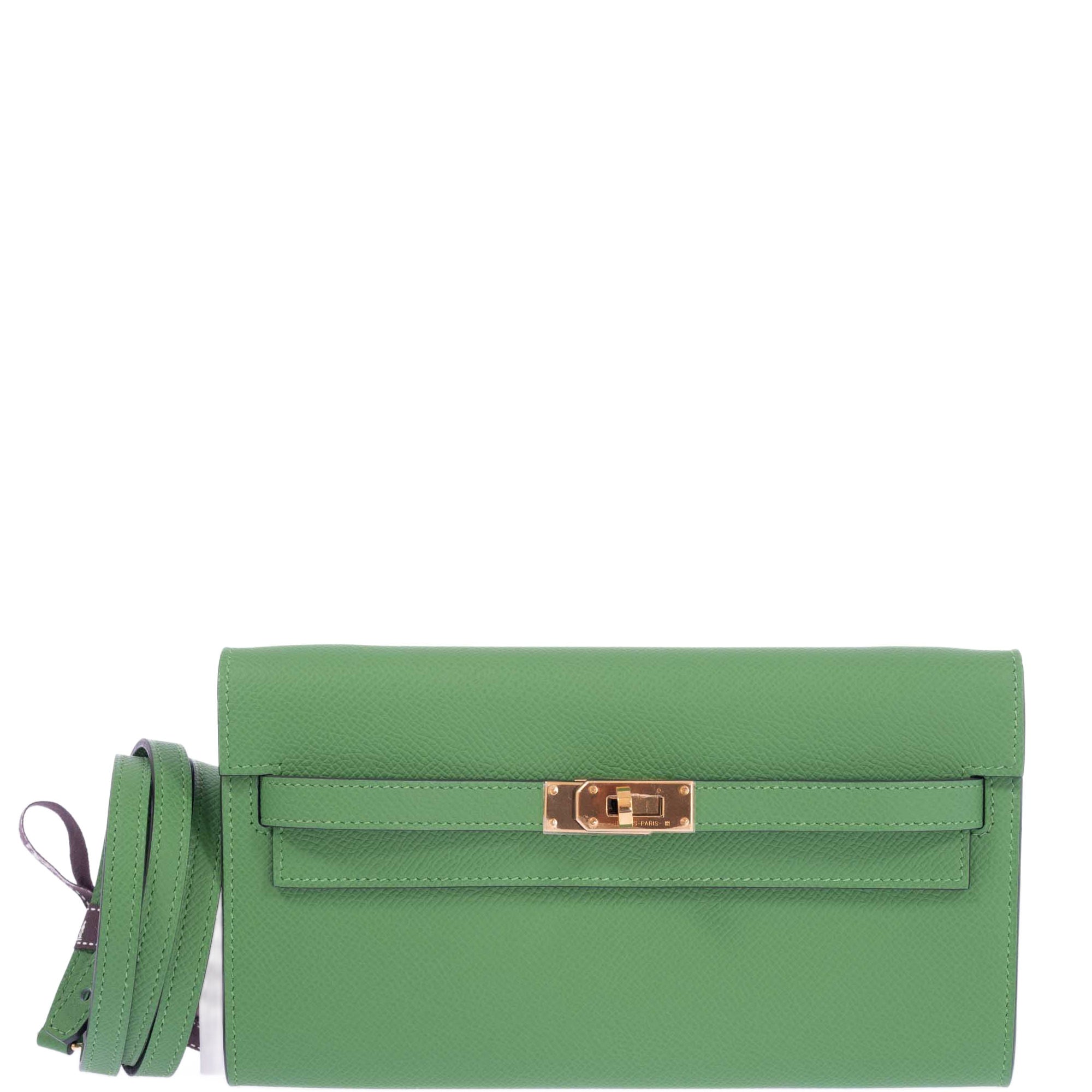 Hermès Kelly To Go Wallet Vert Yucca Epsom Palladium Hardware