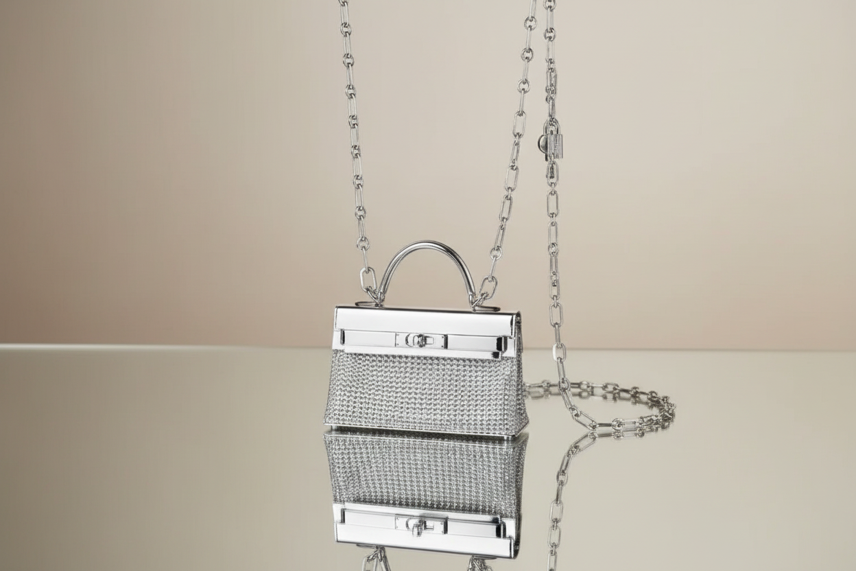 Hermès Kellymorphose Sac Bijou Chaîne Sterling Silver by Pierre Hardy