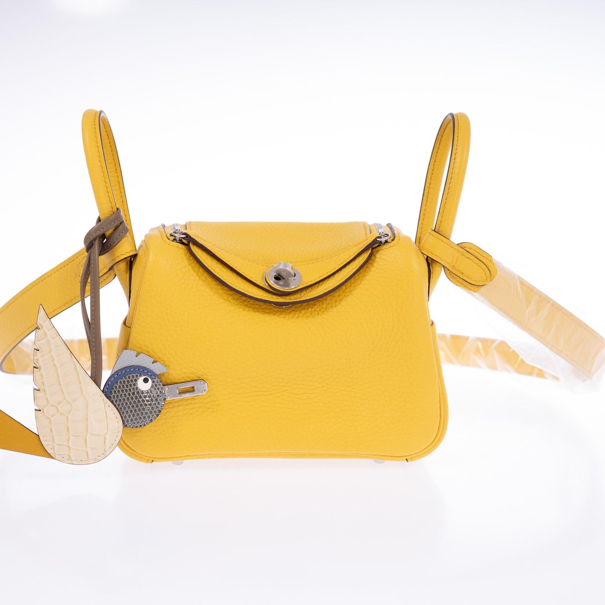 Hermès Lindy 20 Clemence Sun Palladium Hardware