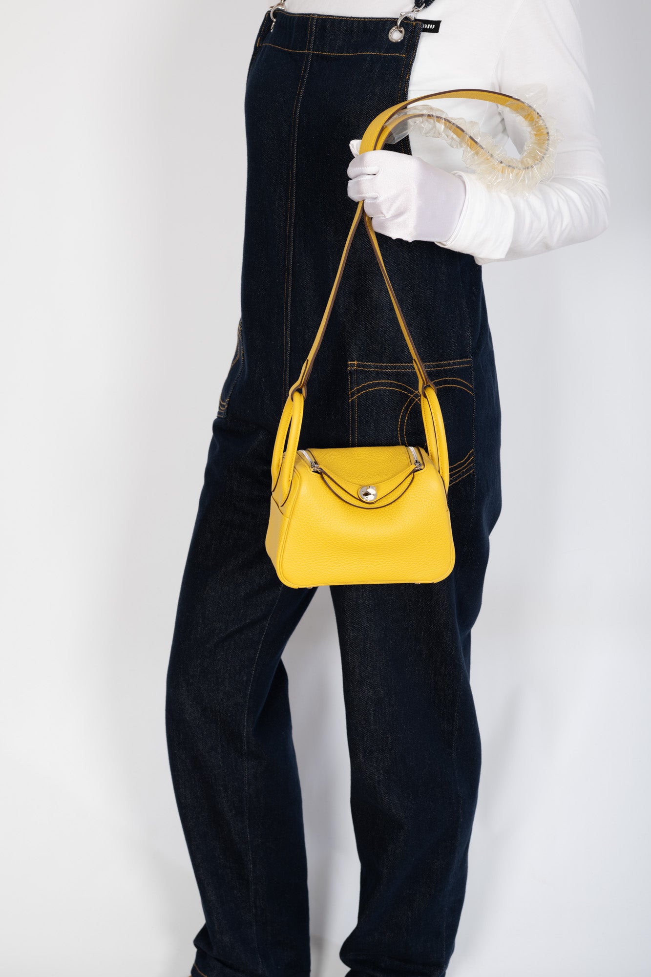 Hermès Lindy 20 Clemence Sun Palladium Hardware