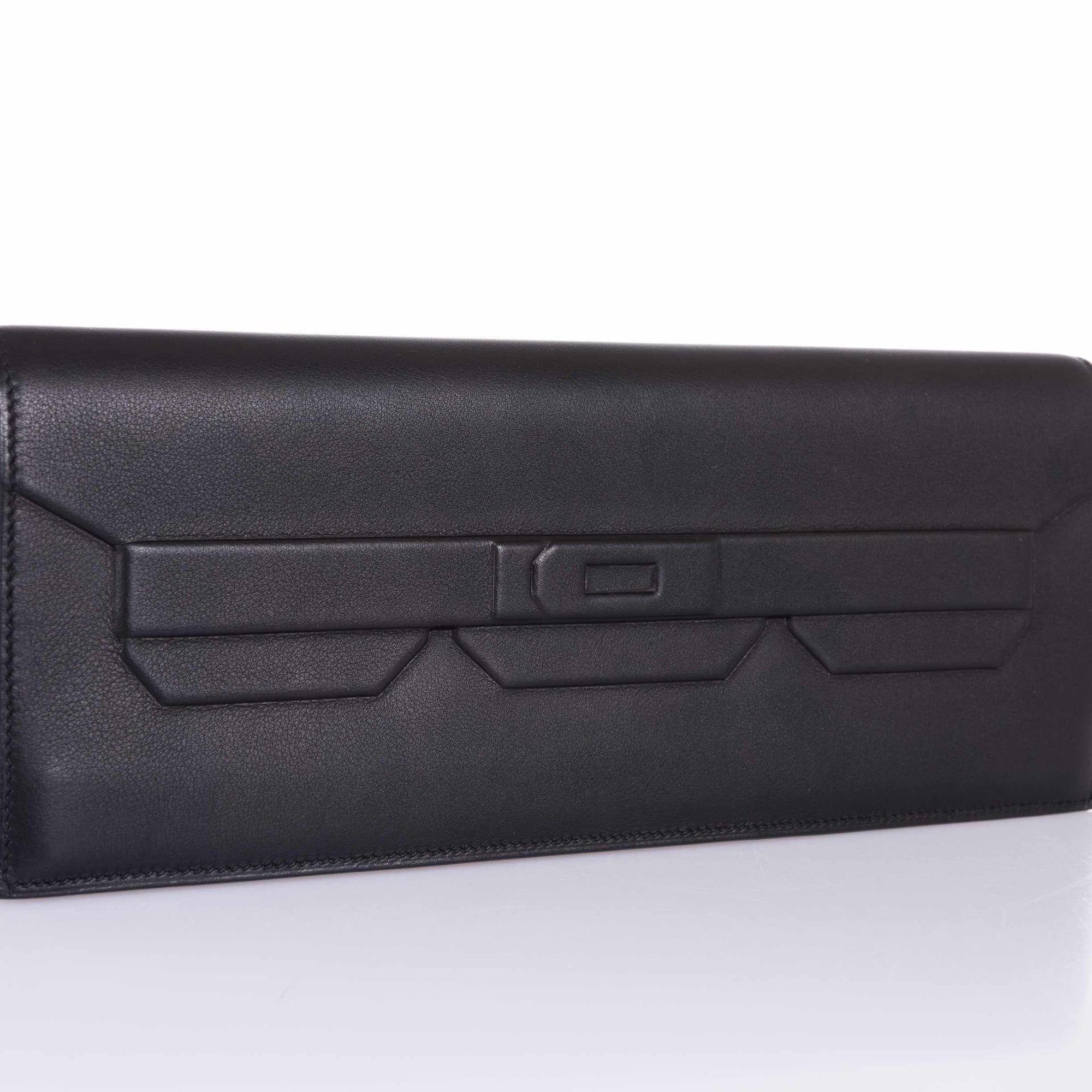 Hermès Long Pochette "Kelly Shadow" Evercalf