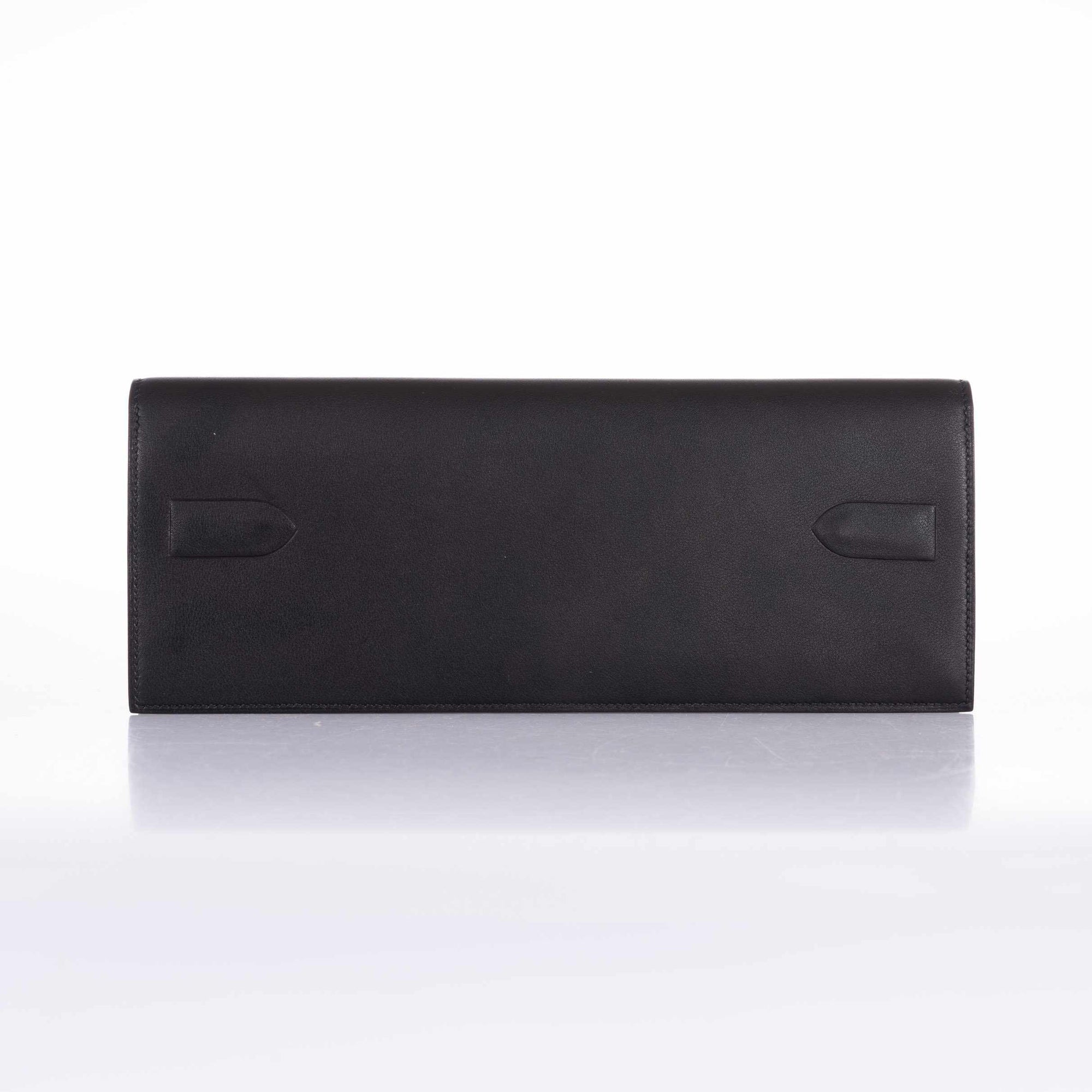 Hermès Long Pochette "Kelly Shadow" Evercalf
