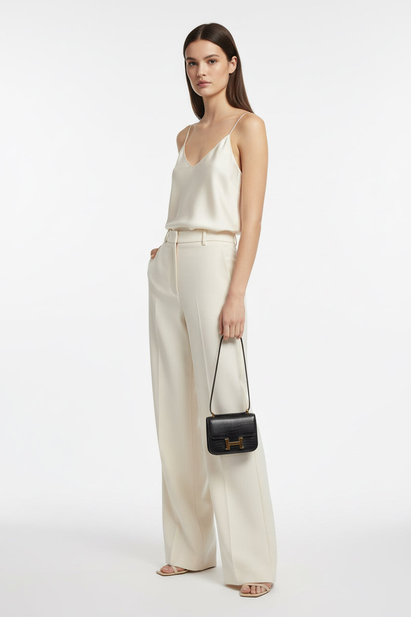 Hermès Micro Constance 14 Black Varanus Lizard with Gold Hardware