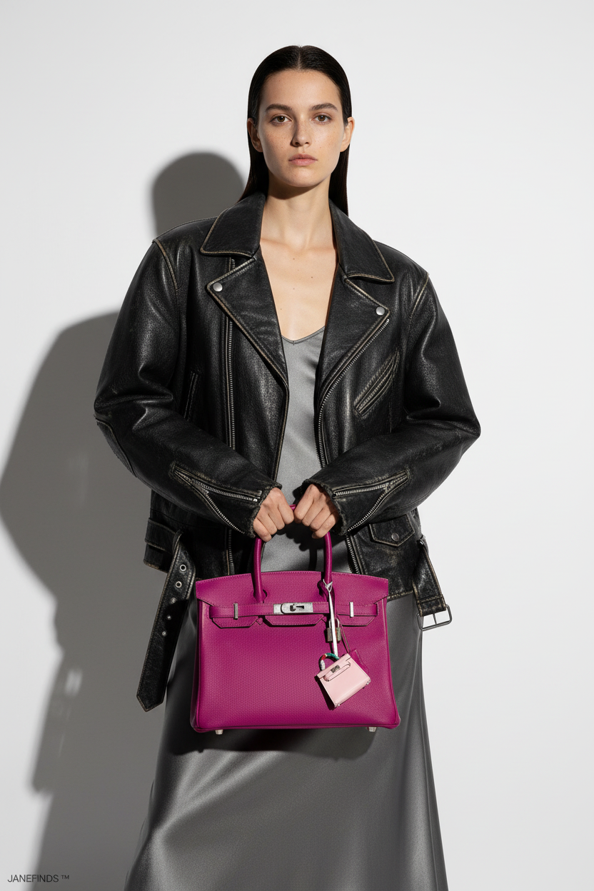 Hermès Micro Kelly Twilly Charm Rose Sakura Tadelakt Palladium Hardware