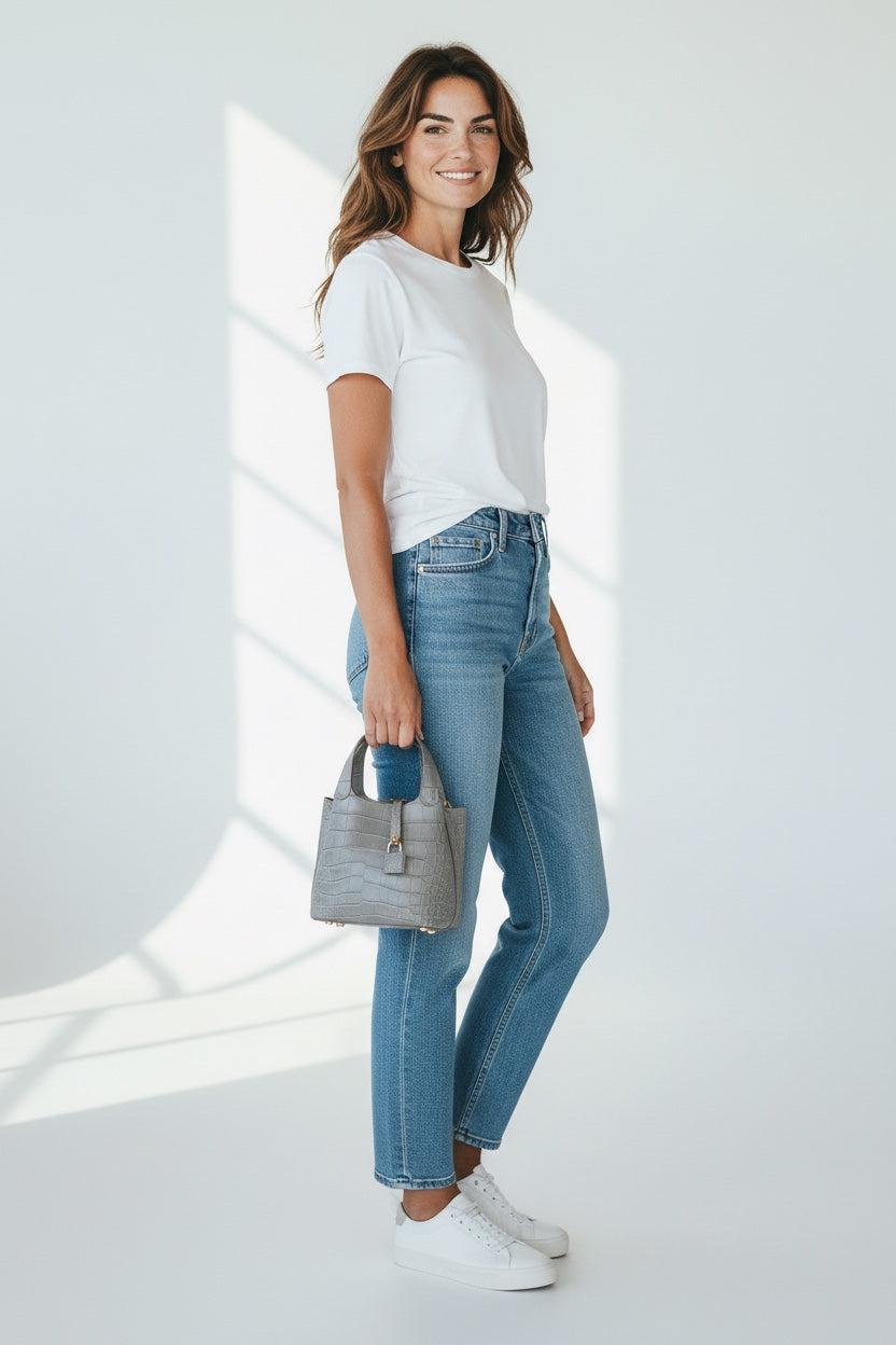 Hermès Micro Picotin Lock 14 Gris Perle Matte Alligator with Gold Hardware