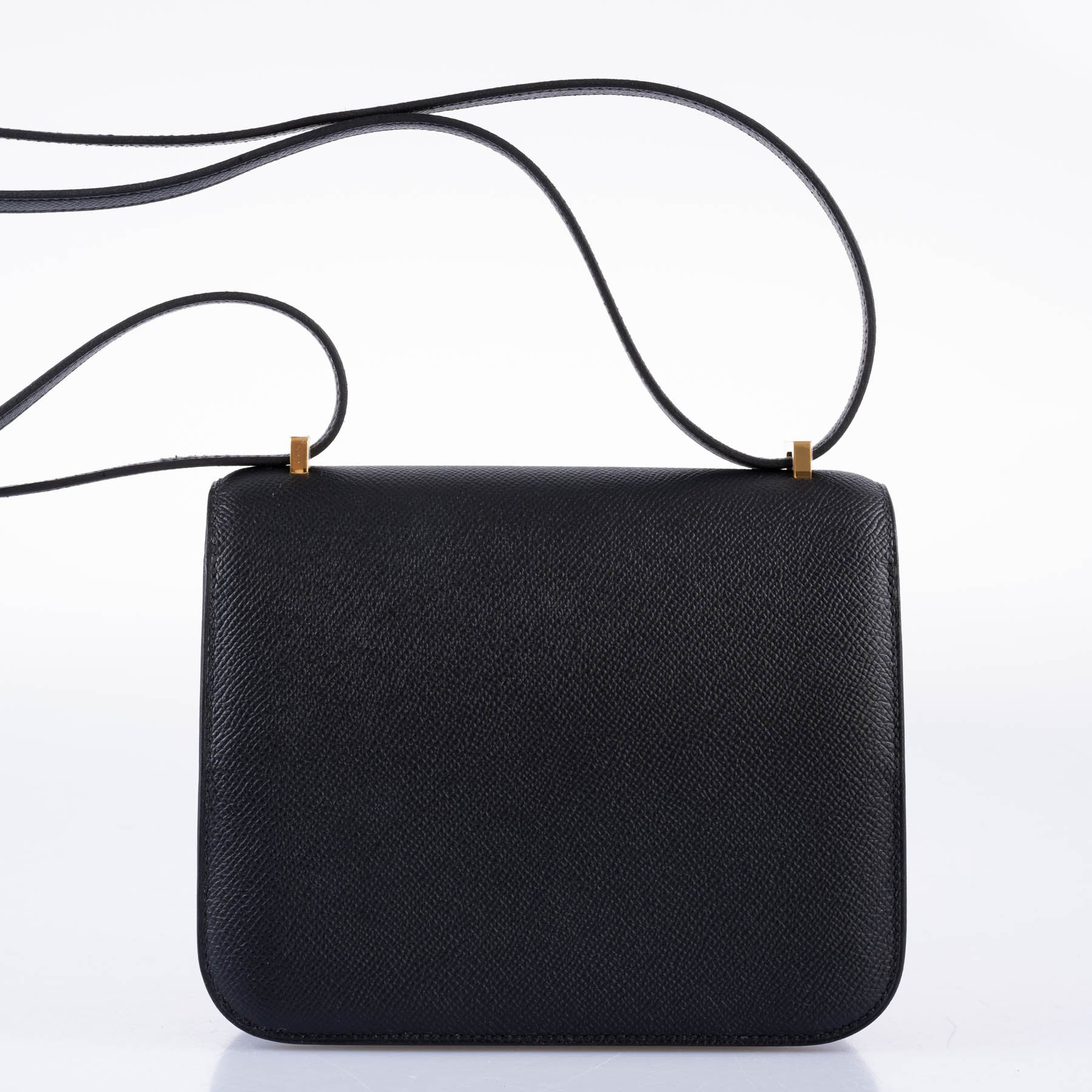 Hermès Mini Constance 18 Black Epsom with Gold Hardware