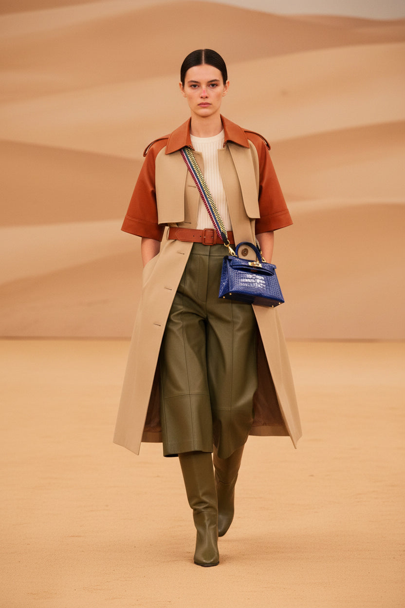 Hermès Mini Kelly 20 II Sellier Bleu Électrique Shiny Alligator Gold Hardware