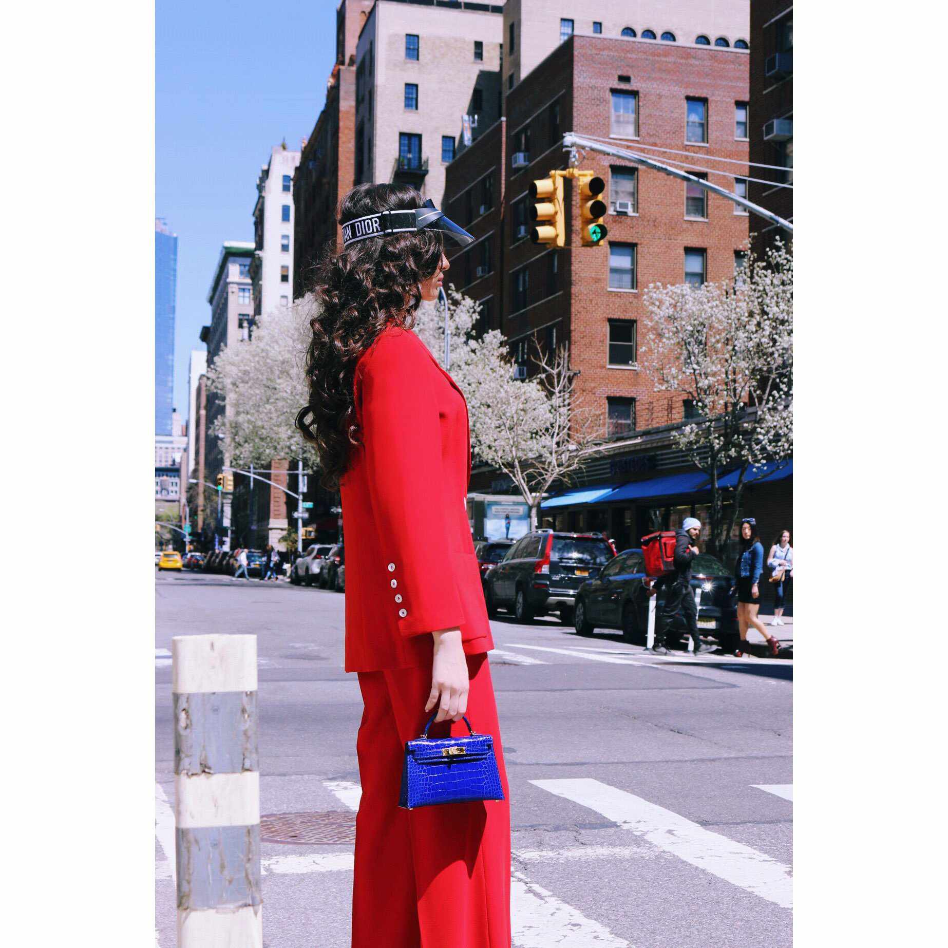 Hermès Mini Kelly 20 II Sellier Bleu Électrique Shiny Alligator Gold Hardware