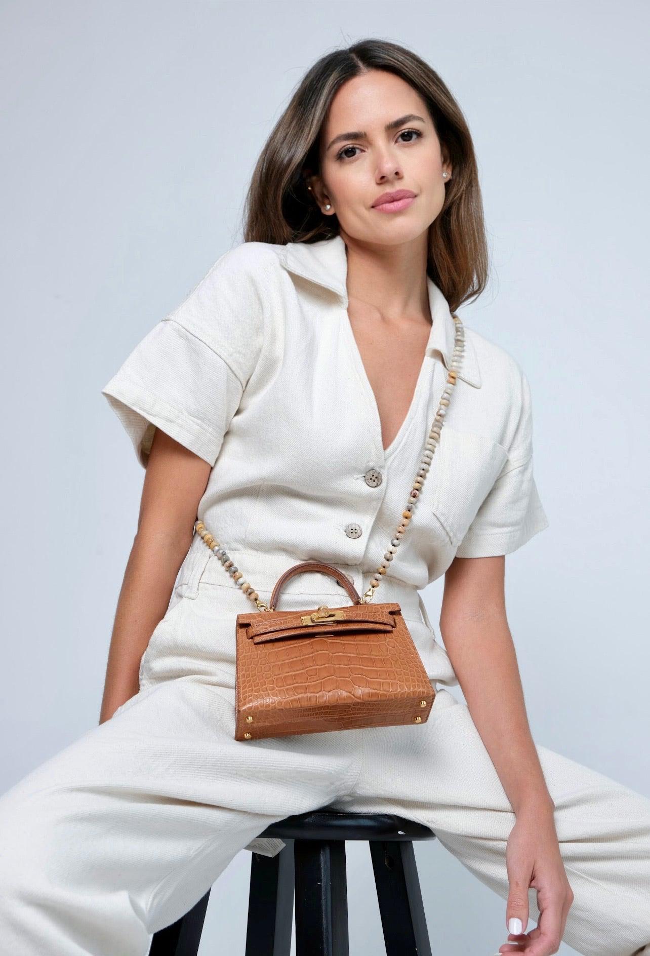Hermès Mini Kelly 20 II Sellier Gold Matte Alligator Gold Hardware