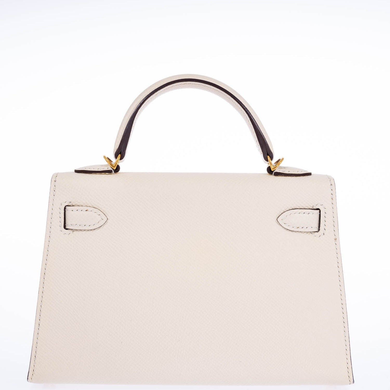 Hermès Mini Kelly 20 II Sellier Nata Epsom Gold Hardware