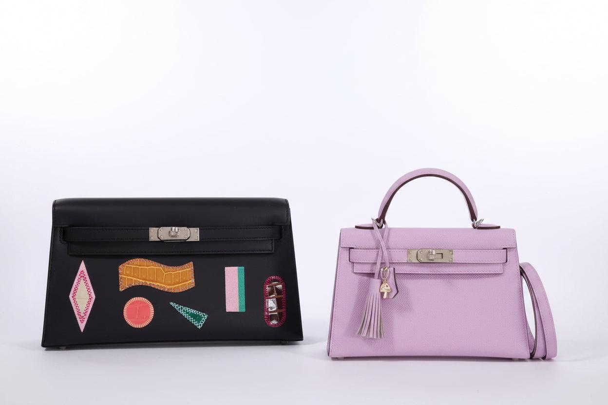 Hermès Mini Kelly II 20 Guimauve Epsom Palladium Hardware